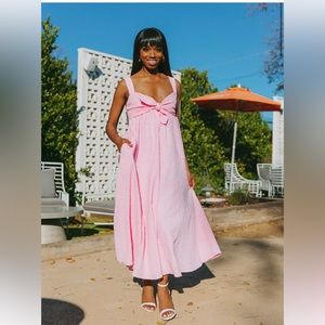 BuddyLove Kenny Dress - pink gingham. NWOT Size medium.